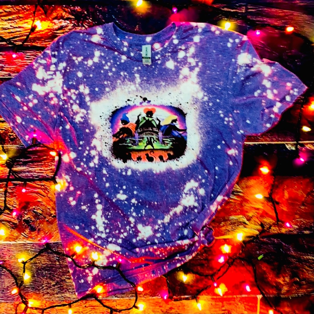 Hocus Pocus Bleached Tee💜🎃